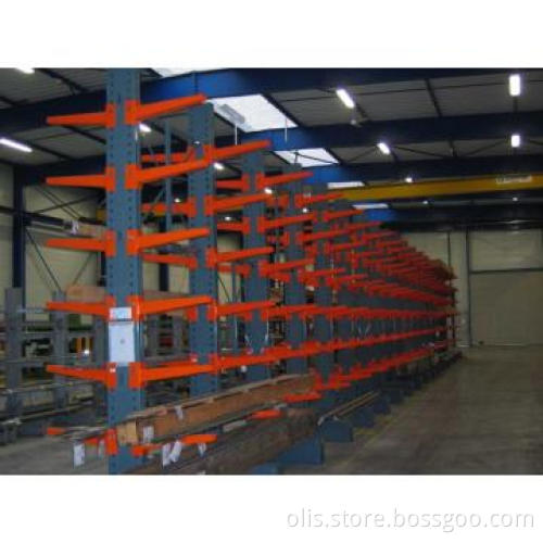 Used Warehouse Selective Cantilever Racking for Long,Circle Products